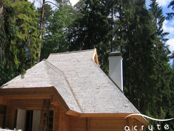 Кровля из щепы
